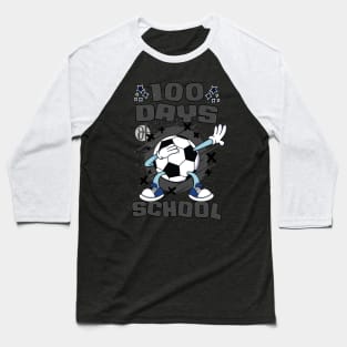 100 days of school featuring a dabbing Football #6 Baseball T-Shirt